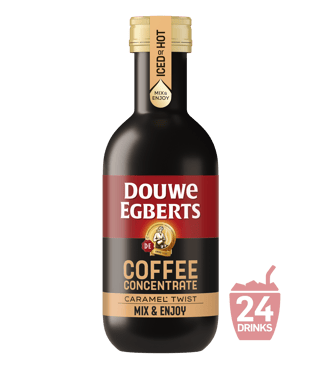 Douwe Egberts Coffee Concentrate Caramel Twist 24 Drinks