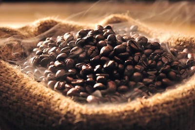 fresh coffee beans